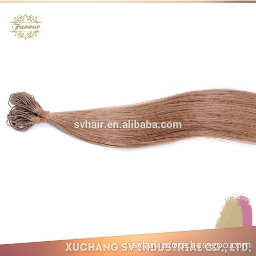 top quality human remy hair extension I TIP with long rope human remy hair extension,nano human hair extension